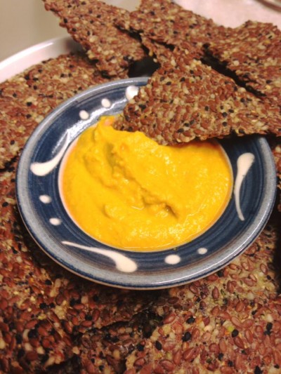 Spicy Sweet Potato Hummus